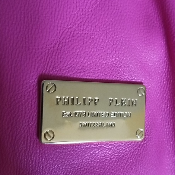 Pink leather Philipp Plein 0 2 petite XS skull - Picture 5 of 10